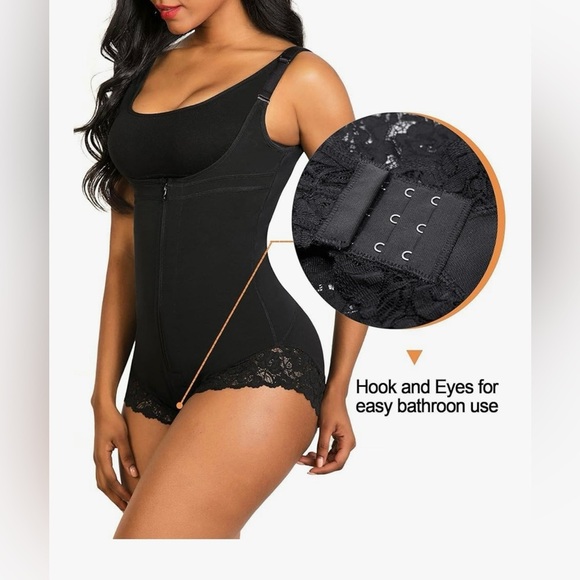 SHAPERX Shapewear Postpartum Tummy Control Body Shaper Butt Lifter Bodysuit 3X - Picture 4 of 7